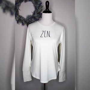 Rae Dunn Zen Long Sleeve Top NWT